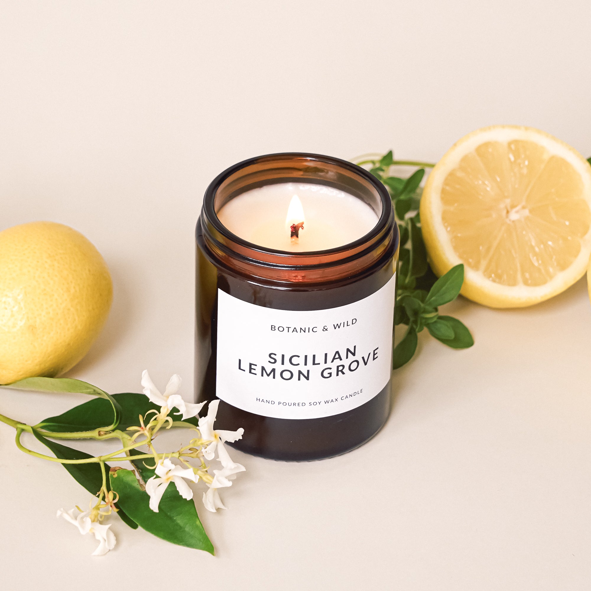 SICILIAN LEMON GROVE Scented Soy Candle