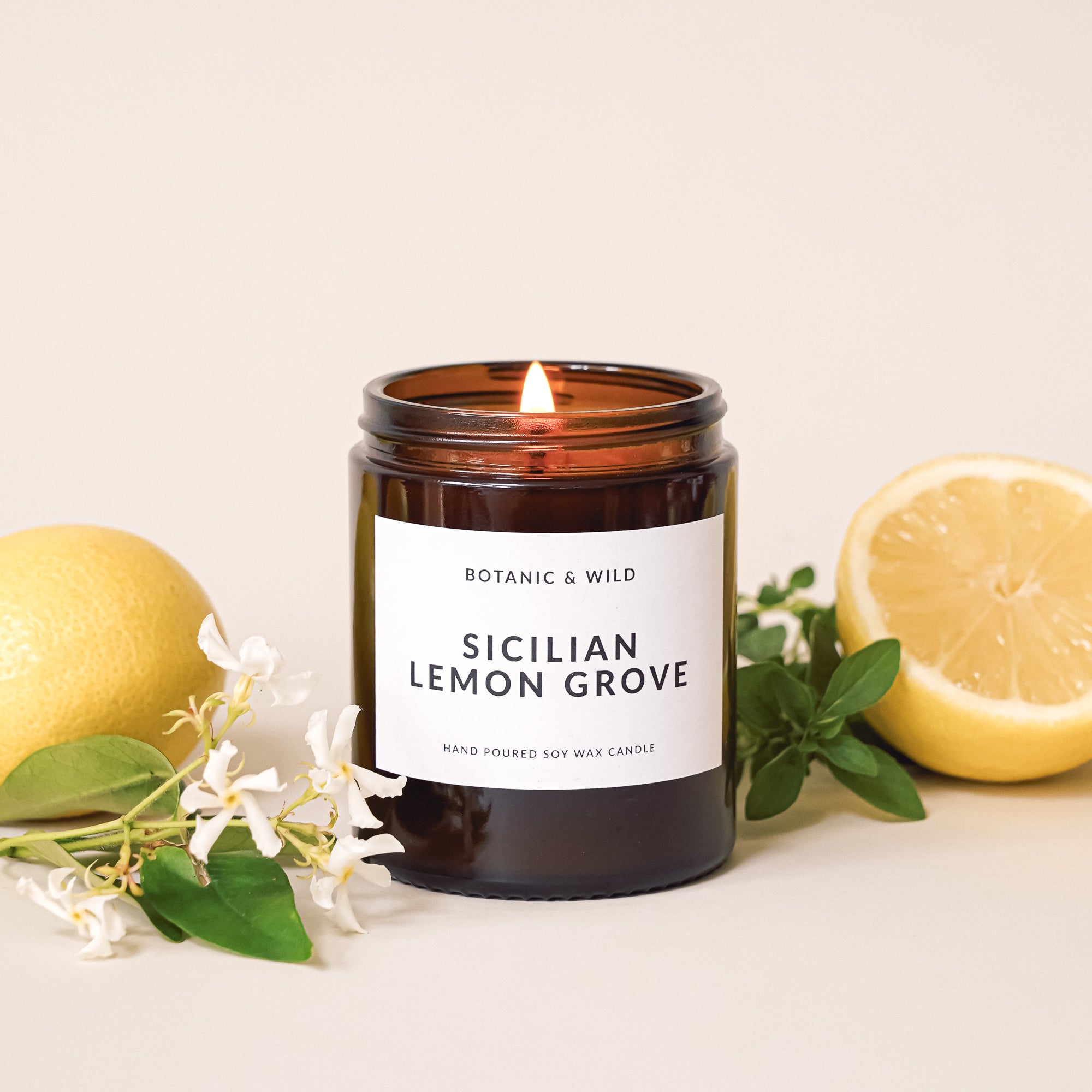 SICILIAN LEMON GROVE Scented Soy Candle