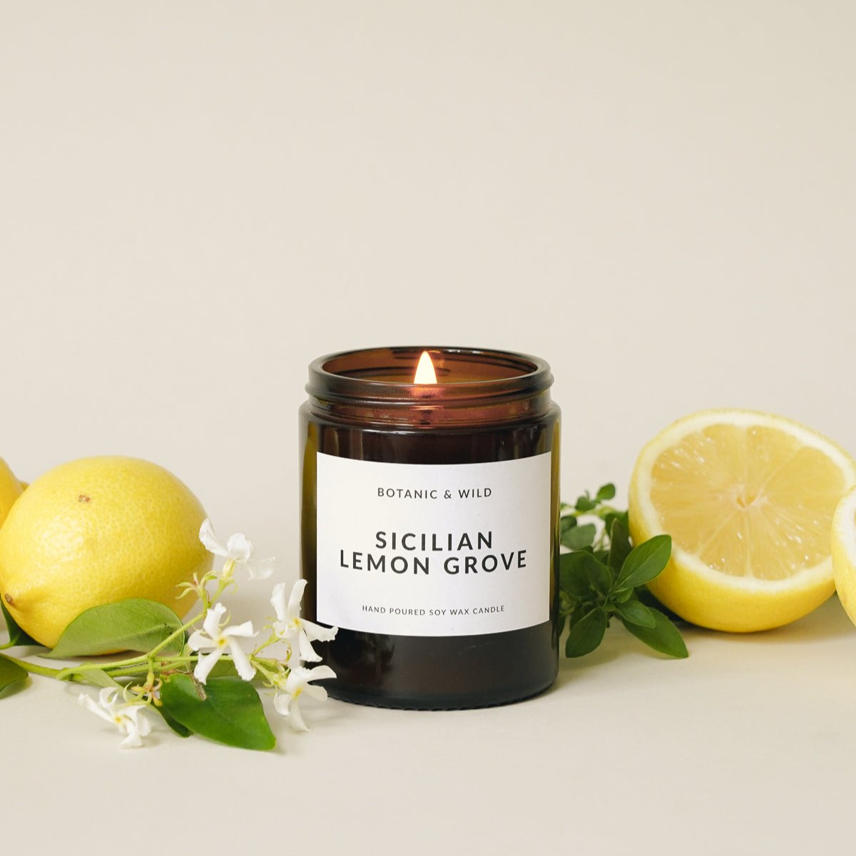 SICILIAN LEMON GROVE Scented Soy Candle