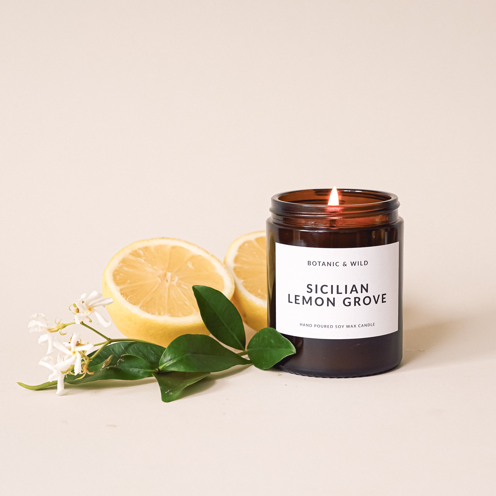 SICILIAN LEMON GROVE Scented Soy Candle