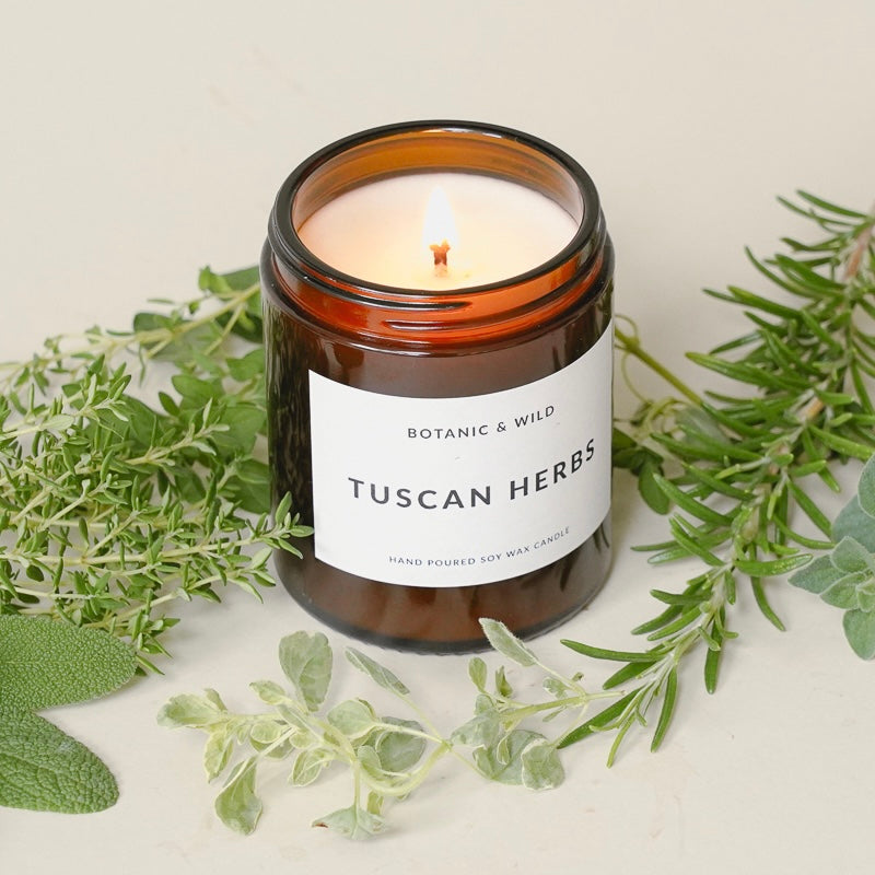 TUSCAN HERBS Scented Soy Candle