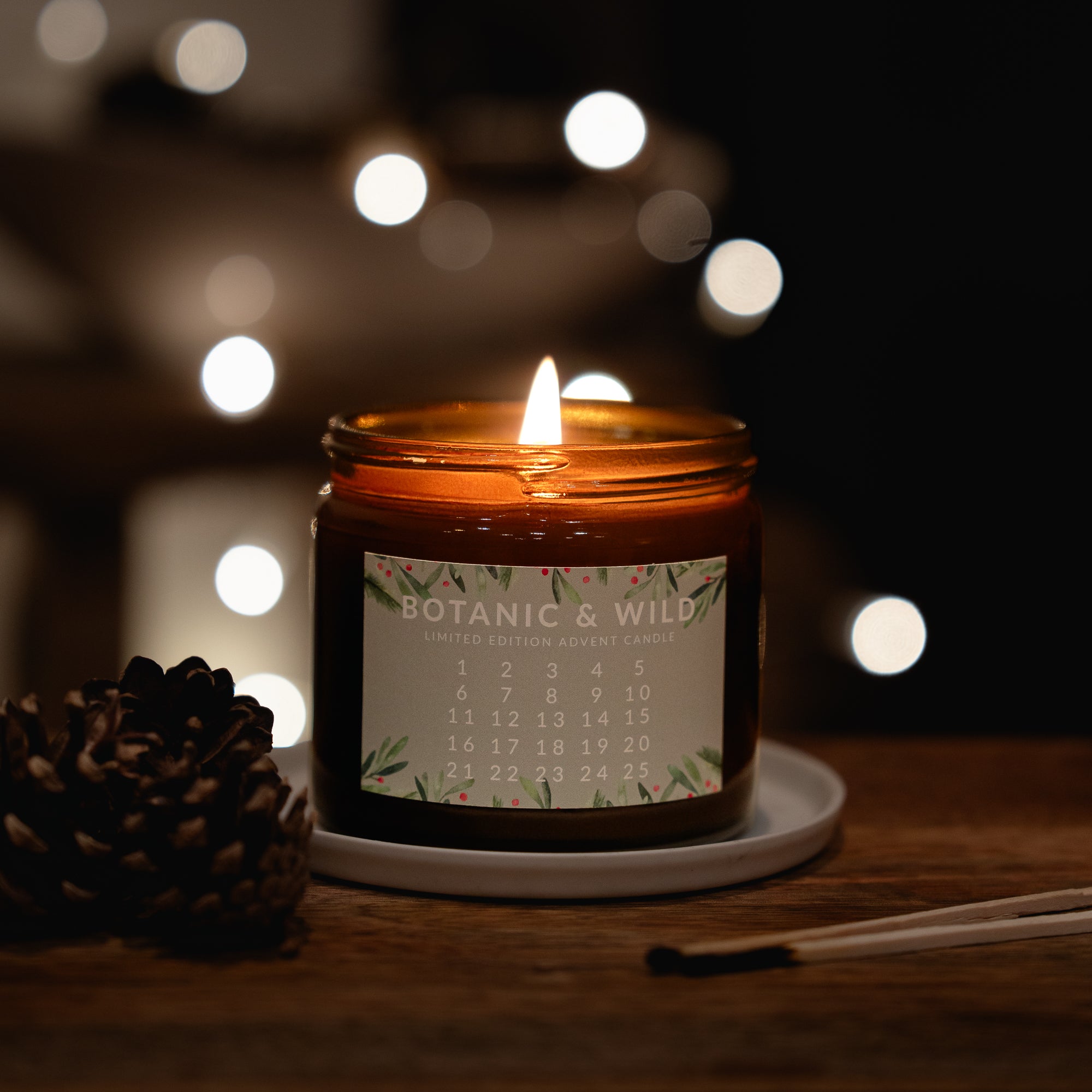 FESTIVE ADVENT CANDLE | Limited Edition