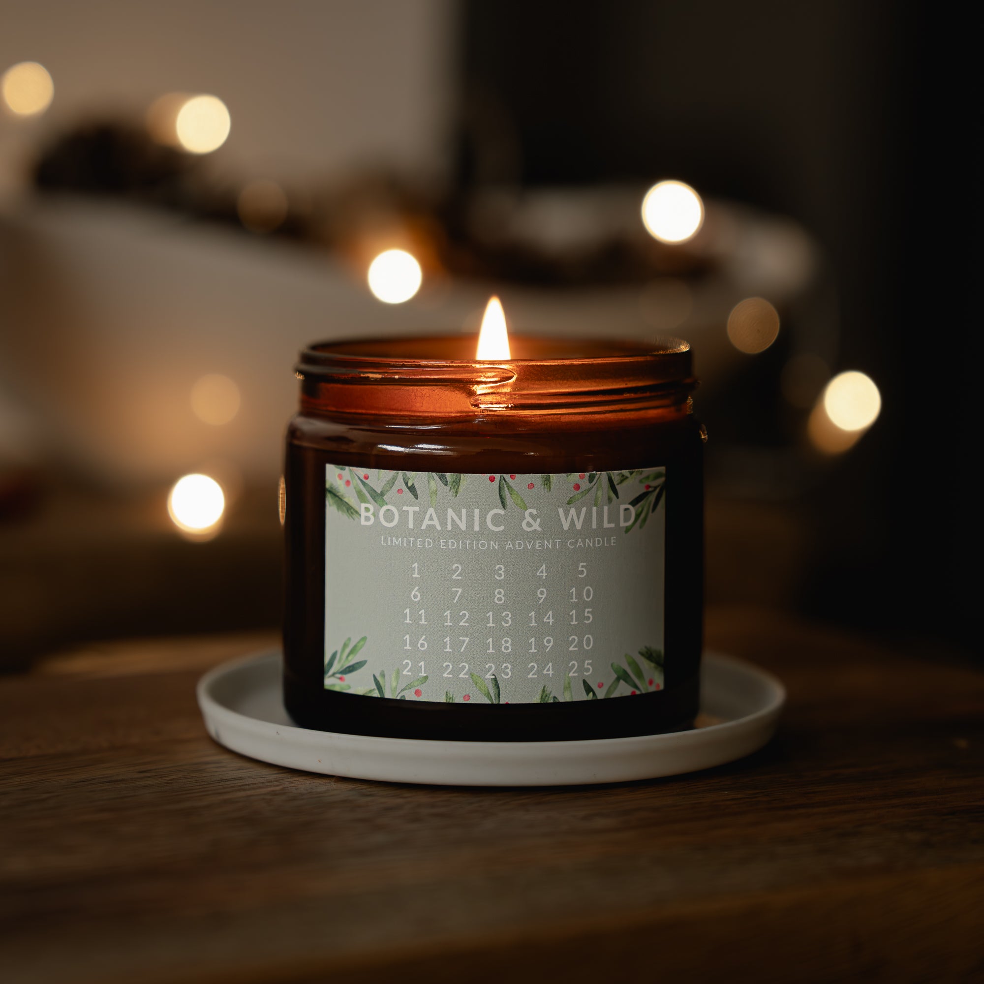 FESTIVE ADVENT CANDLE | Limited Edition